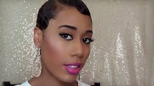 How To Slick Down Finger Waves Short Natural Hair Eco Styler Coconut R Natural Hair Styles Short Natural Hair Styles Finger Waves