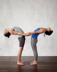 Standing Backbend Partner Yoga Poses Partner Yoga Poses Couples Yoga Couples Yoga Poses