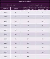 Belt Size Guide Elliot Rhodes