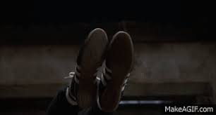 Dragon flags are performed by bracing hard on a bench or hard surface, while locking your arms in a fixed position. Rocky Iv Dragon Flags Dragonflys Hd On Make A Gif