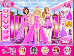 play princess barbie dress up game