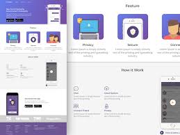 App landing page is indispensable in promoting plans your mobile app. Chat App Landing Page Sketch Freebie Download Free Resource For Sketch Sketch App Sources
