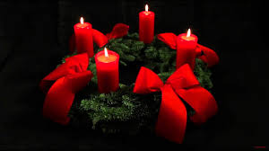 4th Advent Wreath German Adventskranz With Four Candles Lit For The Fourth Sunday Of Advent Youtube