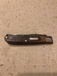 All of the blades are razor. Vintage Schrade Old Timer Model 96ot Two Blade Trapper Pocket Etsy