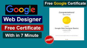 When you complete a course, you'll be eligible to receive a shareable electronic course certificate for a small fee. Google Web Designer Free Certification Course Web Development Google Free Certification Course Designing For Uncertainty