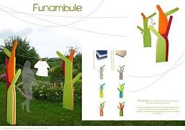 Le Design De Lucy Funambule Etendoir A Linge D Exterieur