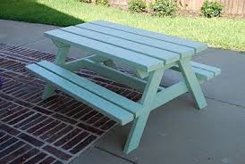 Our frame kits include the frames, all braces (as each design requires) and all fasteners to assemble and attach the top/seat/backrest material. Craftyc0rn3r A Picnic Table For The Kids Picnic Table Kids Picnic Table Build A Picnic Table