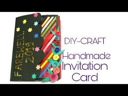 Spell out the date, time and location; How To Make Invitation Card For Farewell Handmade Farewell Invitation Card Diy Paper Craft 8