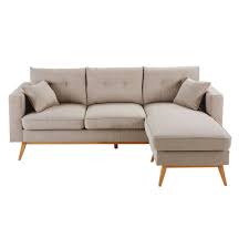Canape D Angle 4 5 Places Beige Brooke Canape Angle Canape D Angle Modulable Et Canape D Angle Beige