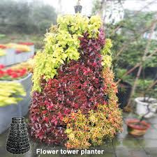 These holes are where you will plant the flowers. Hydroponics Vertical Pots Flower Tower Planter System Vertical View Hydroponics Vertical Pots Sol Product Details From Taizhou Sol Plastics Co Ltd On Alibaba Com