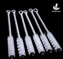 Spiral Nylon Wire Tube Brush, Pipe Cleaning Brush, Polishing Twisted Stem