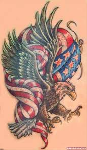 Hear the cry of the eagle in the noble symbol of mexican independence. 95 Bald Eagle With American Flag Tattoos Designs With Meanings