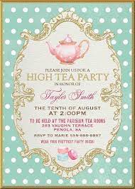 Tea Party Invitation High Tea Bridal Shower By Westminsterpaperco High Tea Invitations Tea Party Baby Shower Invitations Tea Party Invitations