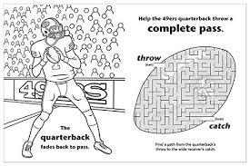 Free printable 49ers coloring pages for kids that you can print out and color. San Francisco 49ers Coloring Activity Storybook Brad M Epstein Curt Walstead 9781607305279 Amazon Com Books