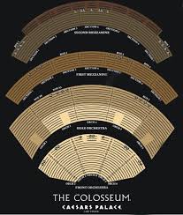 The Colosseum At Caesars Palace Seating Chart Home The