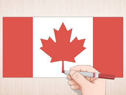 France capital is paris tricolour blue, white and red. How To Draw The Canadian Flag 11 Steps With Pictures Wikihow
