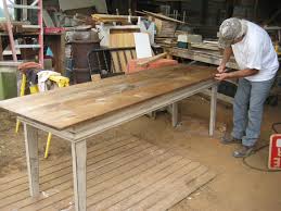 Farm Table Primitive Style In Distressed Cream And Warm Etsy Rustic Kitchen Tables Farm Table Distressed Table