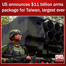 US announces $11 billion arms package for Taiwan, largest ever Read more:  https://adaderana.lk/news.php?nid=116156 𝗙𝗼𝗹𝗹𝗼𝘄 𝘂𝘀 𝗼𝗻  𝗧𝘄𝗶𝘁𝘁𝗲𝗿: https://twitter.com/adaderana 𝗜𝗻𝘀𝘁𝗮𝗴𝗿𝗮𝗺:  https://www.instagram.com/adaderana_english ...