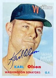 Karl Olson 2006 Topps Heritage #ROA-KO Real One Autographs Price Guide