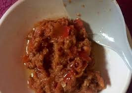 Saya buat penyelidikan tentang sambal tumis sejak dari tahun 2013. Resep Sambel Bawang Mete Ayam Gepuk Pak Gembus Yang Lezat