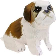 Shih Tzu Pet Series Animals Paper Craft Canon Creative Park Paper Dogs Paper Animals Paper Crafts