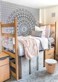 Inspiring College Dorm Decor Ideas Including Storage Organization Decorations And Hacks Dorm Girls Dorm Room College Dorm Room Decor Dorm Room Inspiration