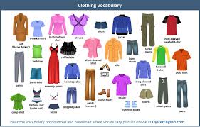 Casual business attire is pretty ambiguous, but generally means slacks, khakis, or a skirt with a dress shirt, blouse or polo. English Clothing Vocabulary