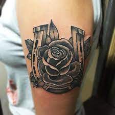 It is one of the best horseshoe tattoo designs for men. Traditional Horseshoe And Rose By Joshua Nordstrom Tattoonow