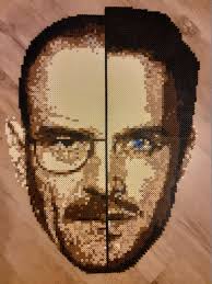 Ginawa ko ang split face nina Walter at Jesse gamit ang mga beads! :  r/breakingbad