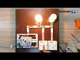 Wiring aircond (2.5hp kebawah) 4. Pendawaian Dua Lampu Dengan Dua Suis Didiktv Youtube