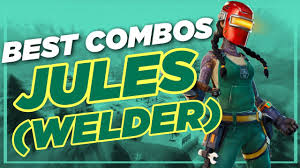 Jules is rumored to be one of the survivors from fortnite's save the world series. Best Chapter 2 Combos Jules Welder Fortnite Skin Review Youtube