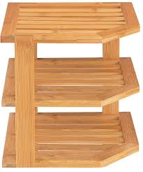 Maybe you would like to learn more about one of these? Buy Bamboo Corner Shelf Storage Organizer 3 Tier Kitchen Corner Rack For Plates Countertop Cabinet Pantry Organization Online In Taiwan B07hjfxhkv
