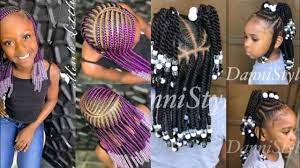 Coiffure tresse pour petite fille. Modele Tresse Africaine Pour Enfants Model De Coiffure Pour Enfants Model De Nattes Enfants Youtube