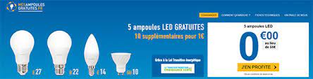 J'ai reçu gratuitement des ampoules led offertes par le gouvernement dans le cadre des économies d'énergie. Mes Ampoules Gratuites 5 Ampoules Led 100 Gratuites