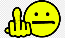 Smiley Emoticon Mittelfinger, Smiley, wütender smiley, Ärger ...