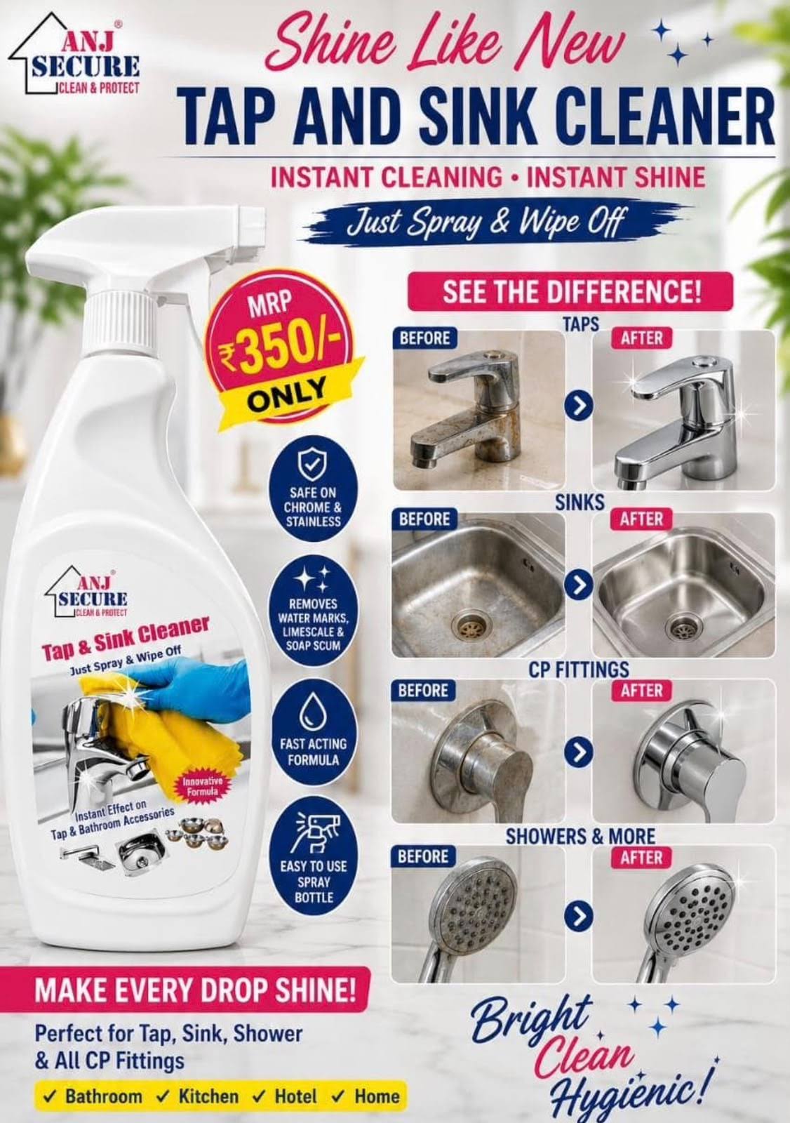 TAP AND SINK CLEANER 1 ltr product image