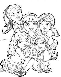 Coloriage Lego Friends