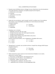 Check spelling or type a new query. Kumpulan Soal Administrasi Transaksi