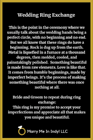 Secular Wedding Ring Exchange Scripts And Pdf S Wedding Ceremony Pro Indiana Wedding Ring Exchange Secular Wedding 14k Rose Gold Wedding Band