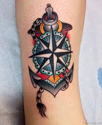 Download 1,326 compass tattoo stock illustrations, vectors & clipart for free or amazingly low rates! 41 Stylish Compass Tattoos For Leg