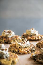 Cauliflower Fritters With A Vegan Cream Cheese Topping Vegan Life Magazine