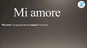 How To Pronounce Mi Amore Youtube