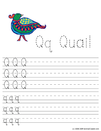 upper lower letter q writing practice woo jr kids activities children s publishing