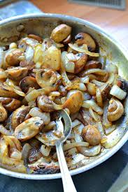 I was a little leary of the italian seasoning but it was perfect. Sauteed Mushrooms And Onions Small Town Woman
