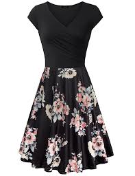 Laksmi Elegant Dresses Womens Casual Dress A Line Cap Sleeve V Neck Shop2online Best Woman S Fashion Products Designed To Provide Casual Dresses For Women Cap Dress Womens Dresses