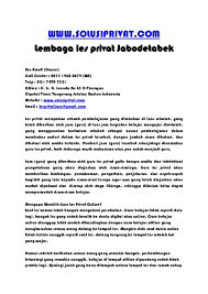 Alasan kenapa saya memilih jurusan sastra inggris karena berawal dari kecintaan saya terhadap bahasa inggris dan nilai akademis yang tertinggi dari dari semester 2, saya udah ikut ngajar private bahasa inggris padahal tadinya saya nggak mau jadi guru. Les Privat Sd Pisangan 0813 1460 0674 Wa