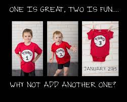Announcement Thing 1 Thing 2 Thing 3 Third Baby Sibling Big Brother Big Sister Fun Baby Announcement 3rd Baby Announcement Third Baby Announcements