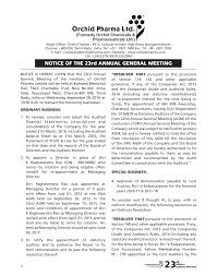 [act 8 of 2016 makes a global substitution of board for minister. Http Www Orchidpharma Com Downloads Annualreports Orchid 20agm 20notice Pdf