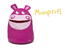 Spielzeugtasche Niki Nilpferd Kinderzimmerdekoration Nilpferd Spielzeug