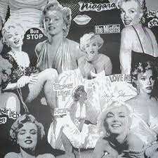 Sale Last Pieces Paper Wallpaper Marilyn Monroe 8002001 Old Friends Ii Vavex